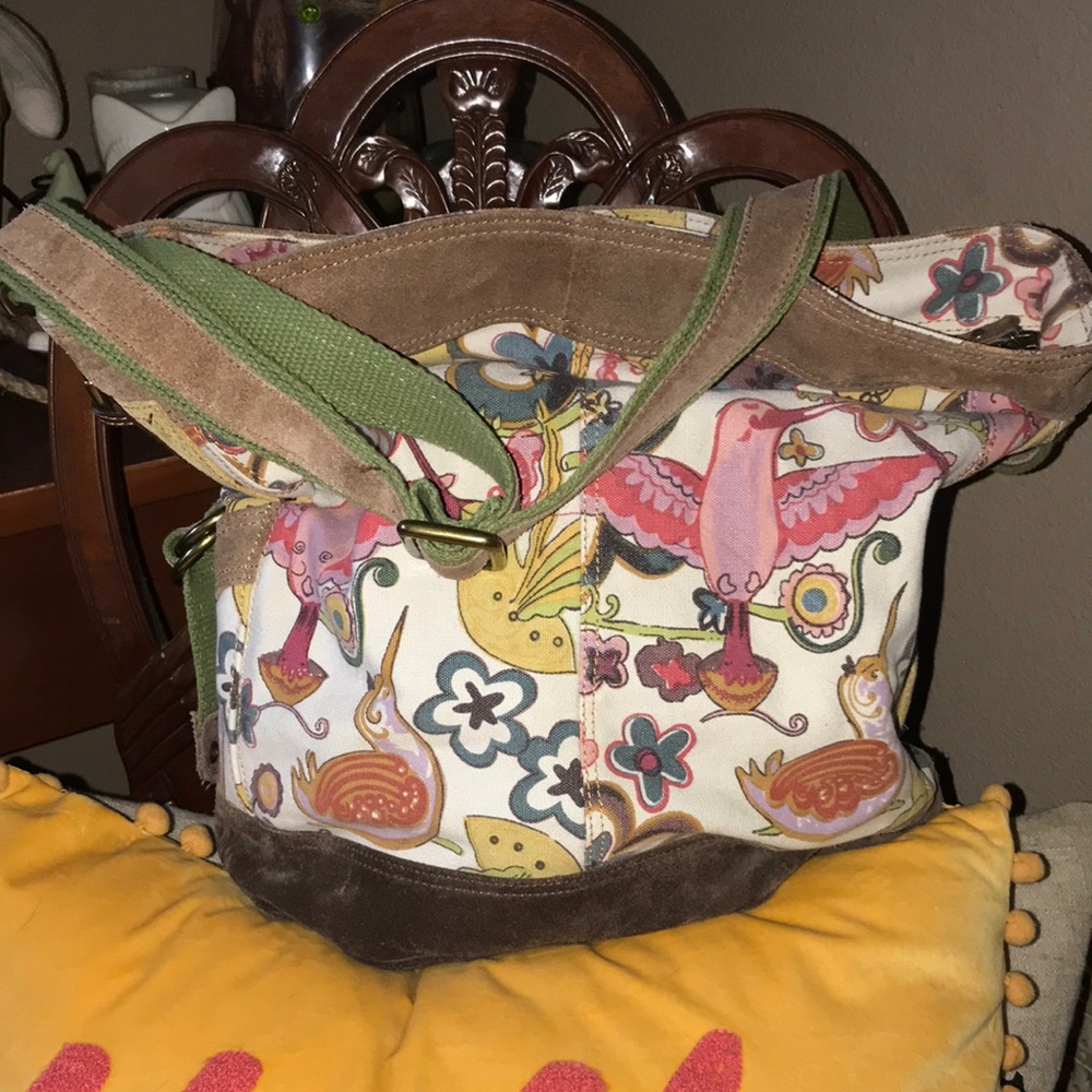 LUCKY 🍀 BRAND Colorful Patterned Tote Bag